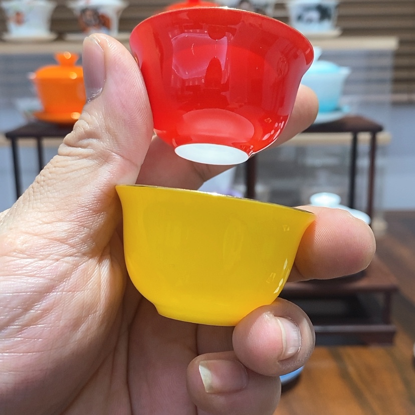 【闪购商品】用****46个红色杯子6个黄色杯子