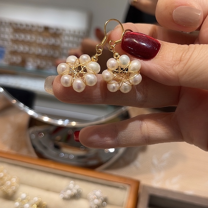 手绳合金淡水珍珠