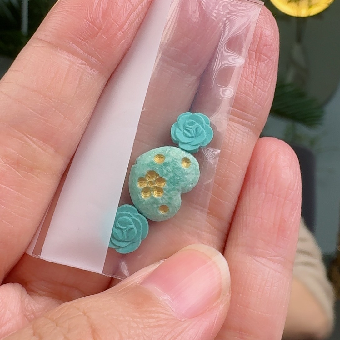 绿松石珠宝奇石未镶嵌