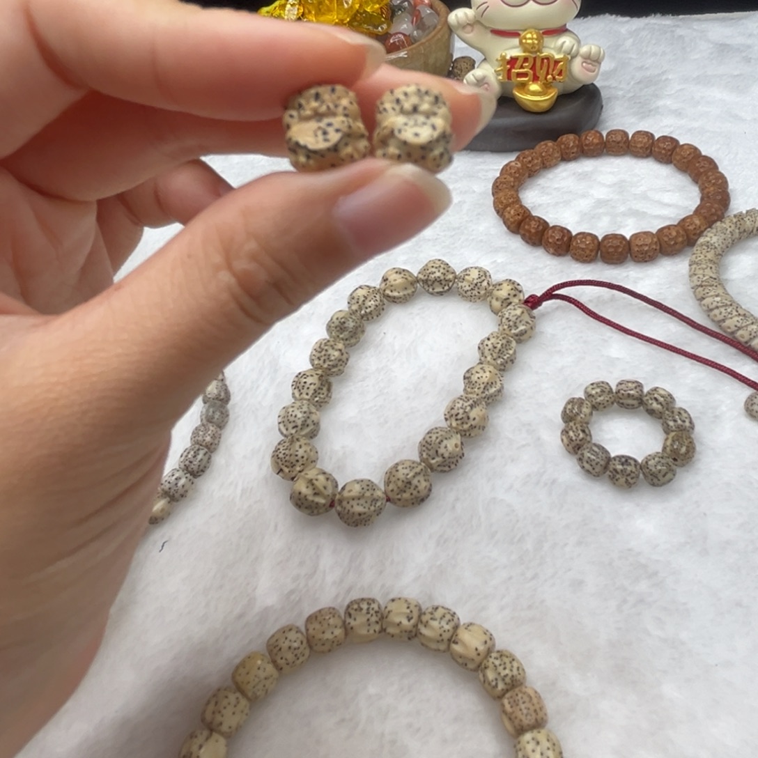 星月菩提吊坠貔貅一对