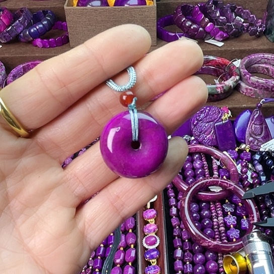 非金属南非老油料果冻平安扣S2