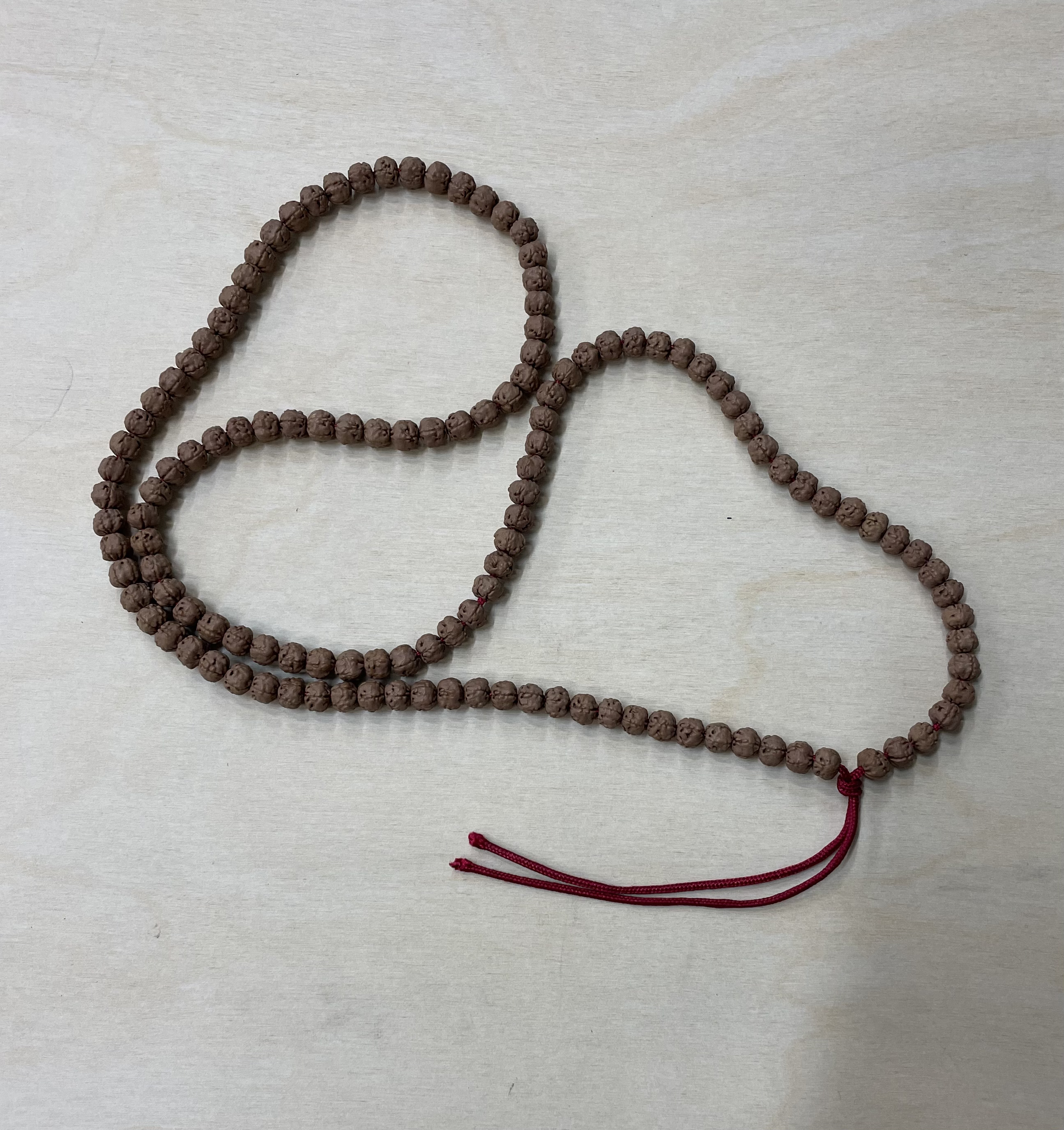 定制5s级五爪金龙108小金刚，纯天然老树褐色皮质