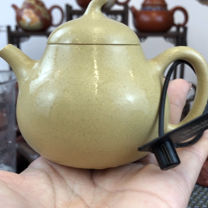 茶壶紫砂宜兴紫砂壶本山绿泥150