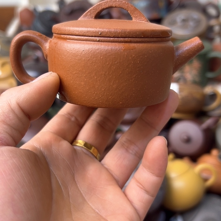 紫砂茶壶紫砂壶铁质晃盖