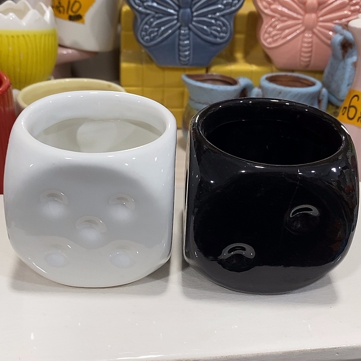 陶盆有孔 瑕疵针孔漏釉介意勿拍外口 7外高7