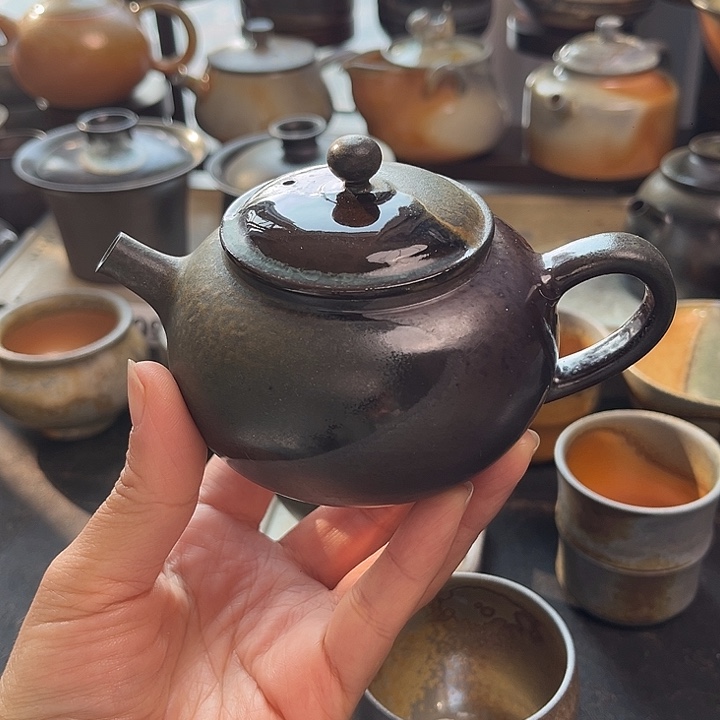于***人茶盏柴烧茶具柴烧茶具