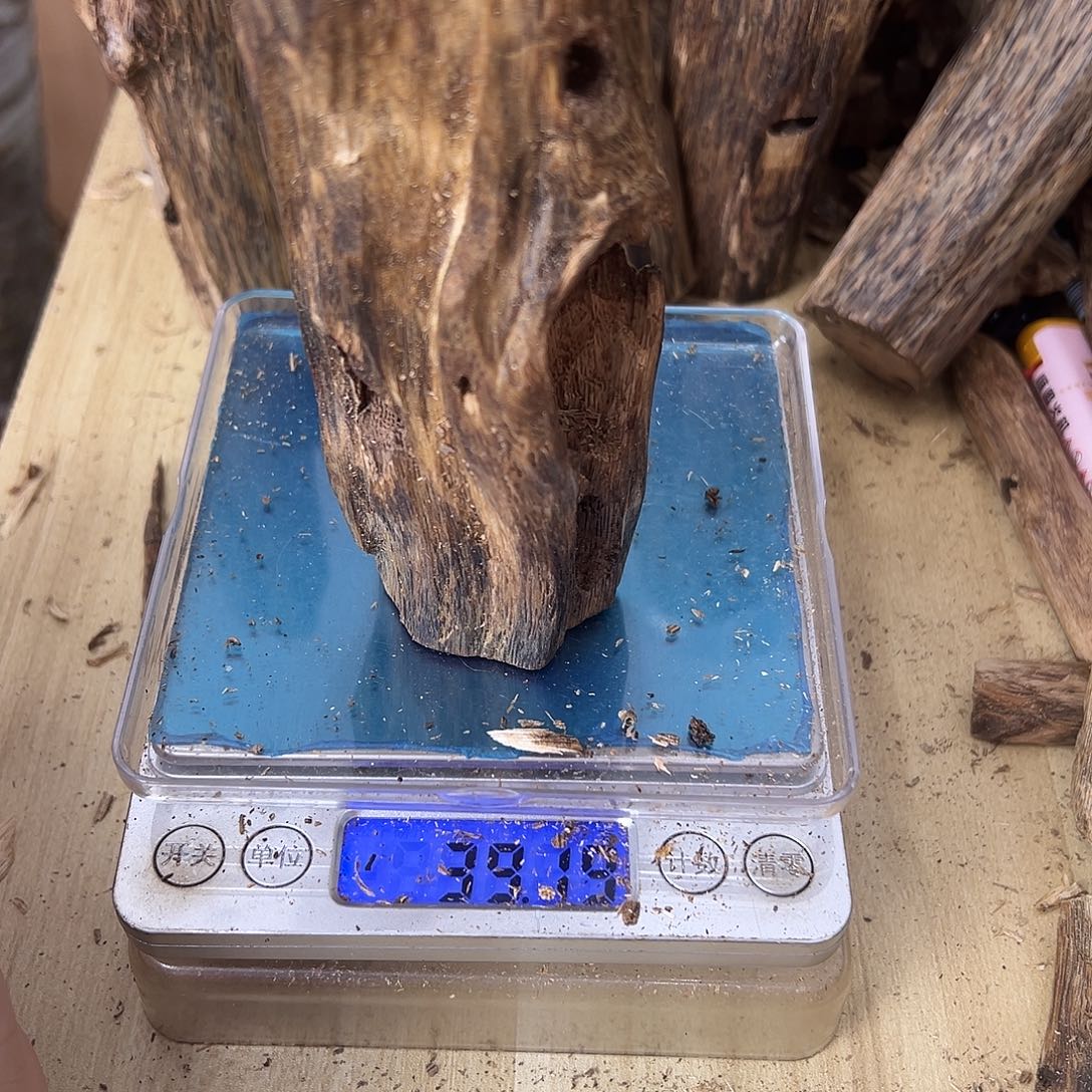 香料绿奇楠虫漏39克白棋