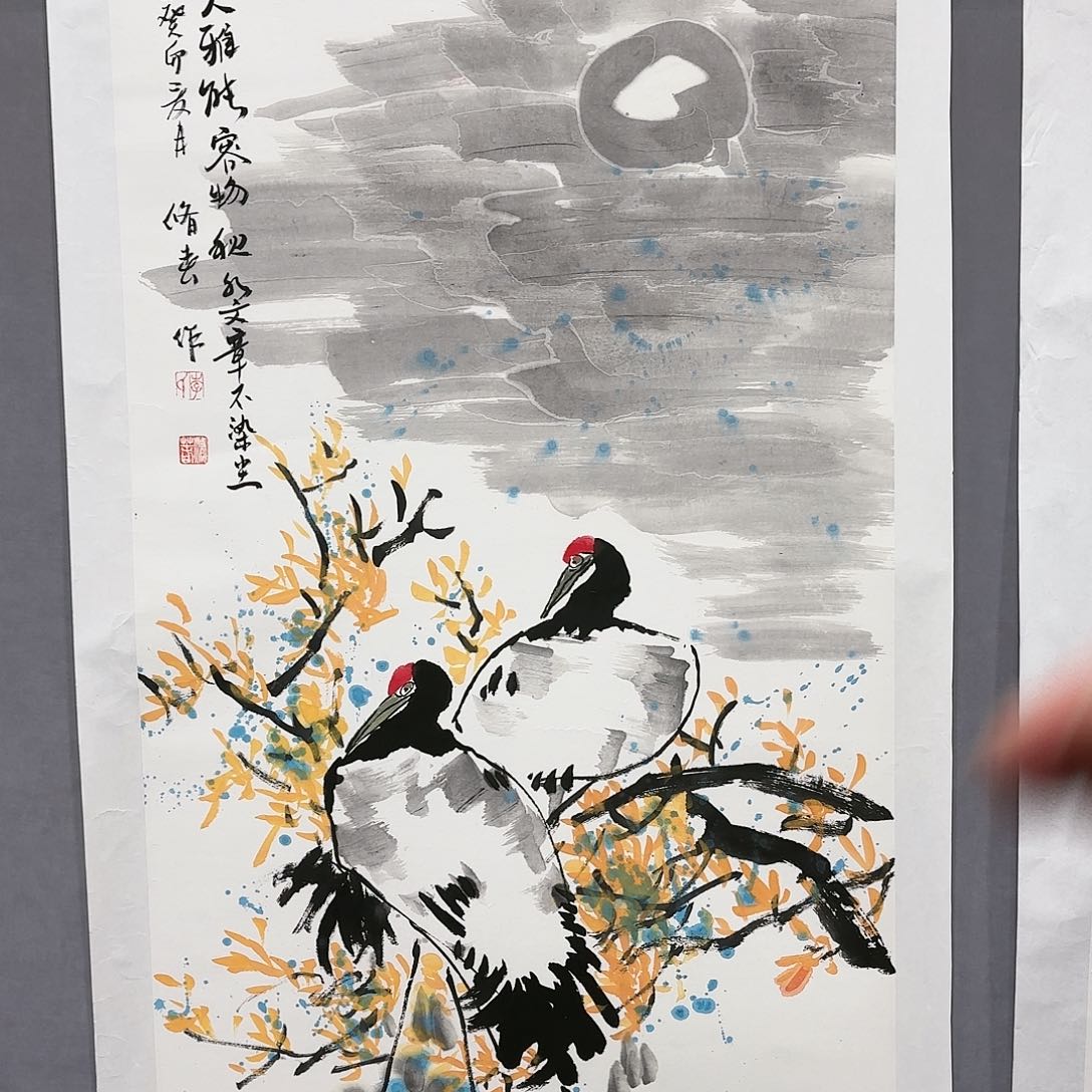 国画国画纯手绘作品请放心去藏