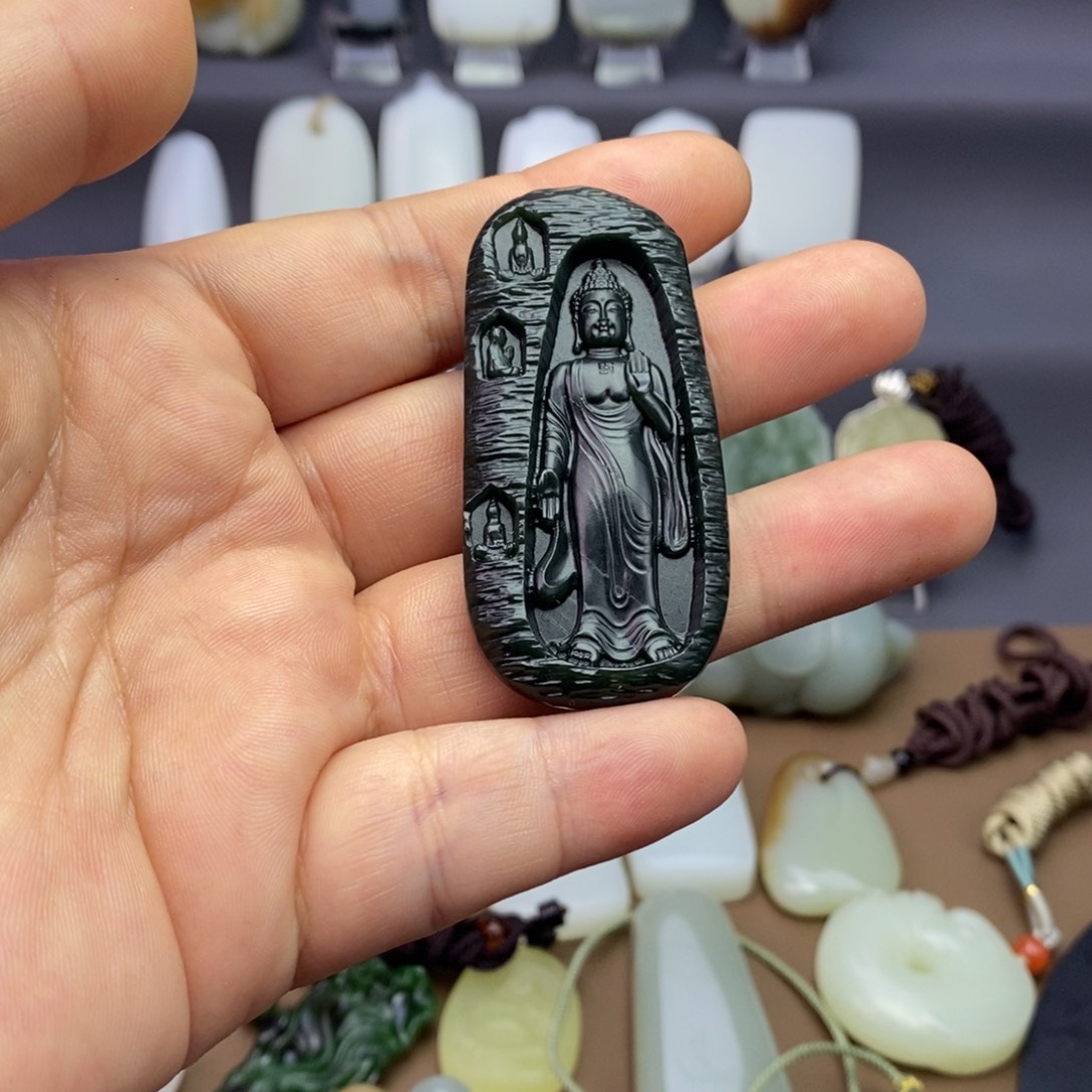 嗯***✘和田玉未镶嵌颈饰