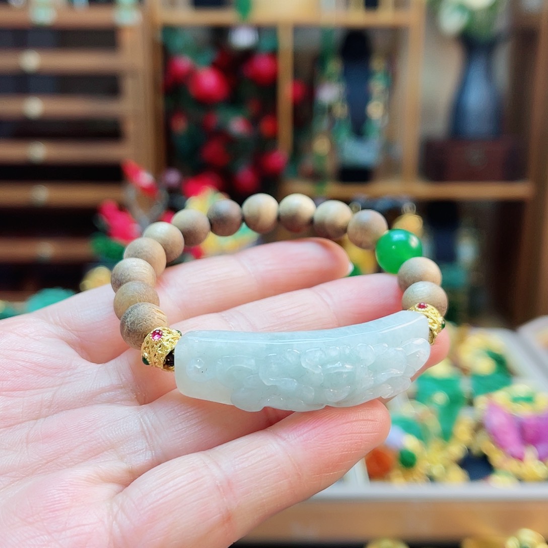 未镶嵌手串翡翠48小时鉴赏期