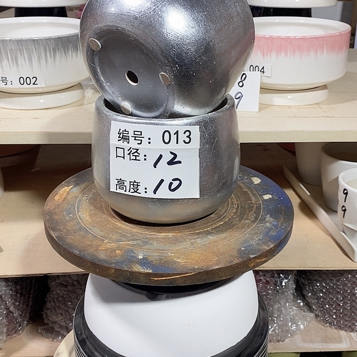 红陶微瑕花盆-013-2个