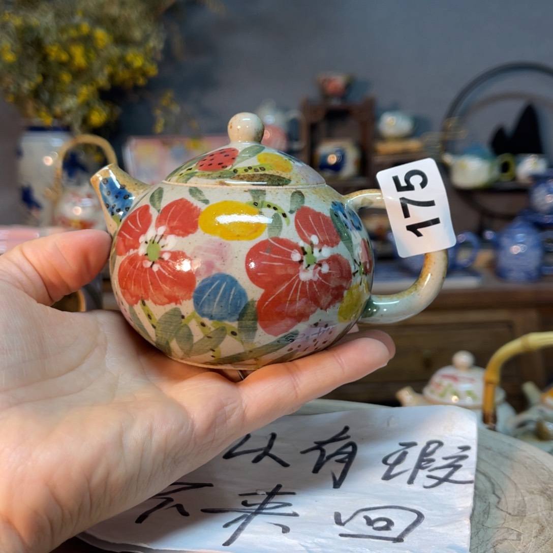 杯哒*素浅陶瓷手工手绘