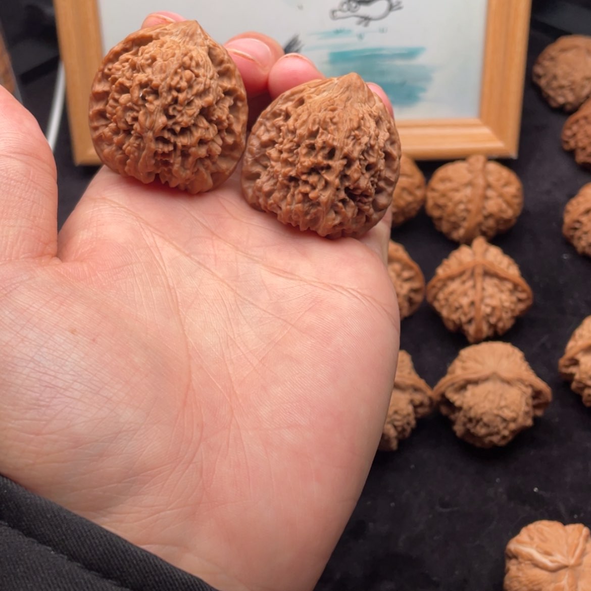 【闪购商品】文玩核桃把件全品满天星