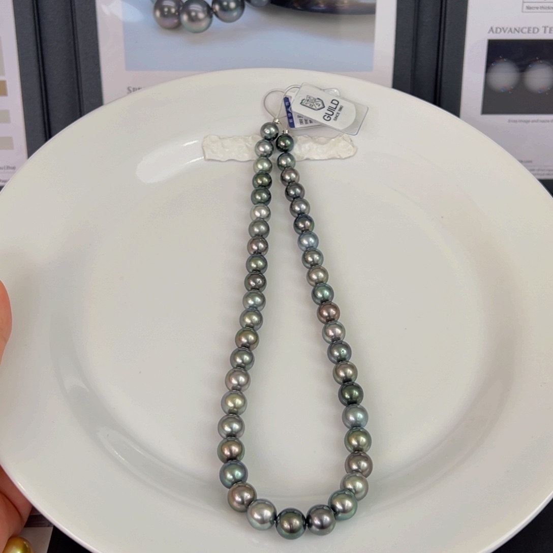 海水珍珠颈饰未镶嵌大溪地项链8-10mm可定制爱