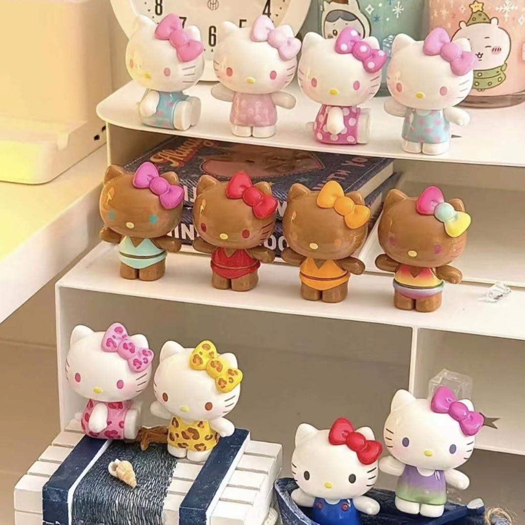 【婉婉默认拆袋】团车夏日彩虹糖系列萌粒盲袋可爱摆件盲盒