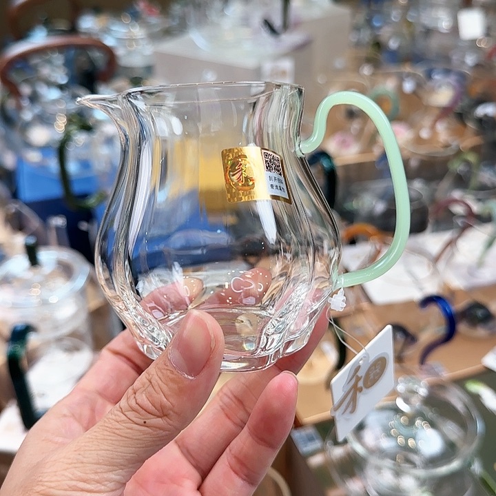 禾器浅玉色颂妍公道杯