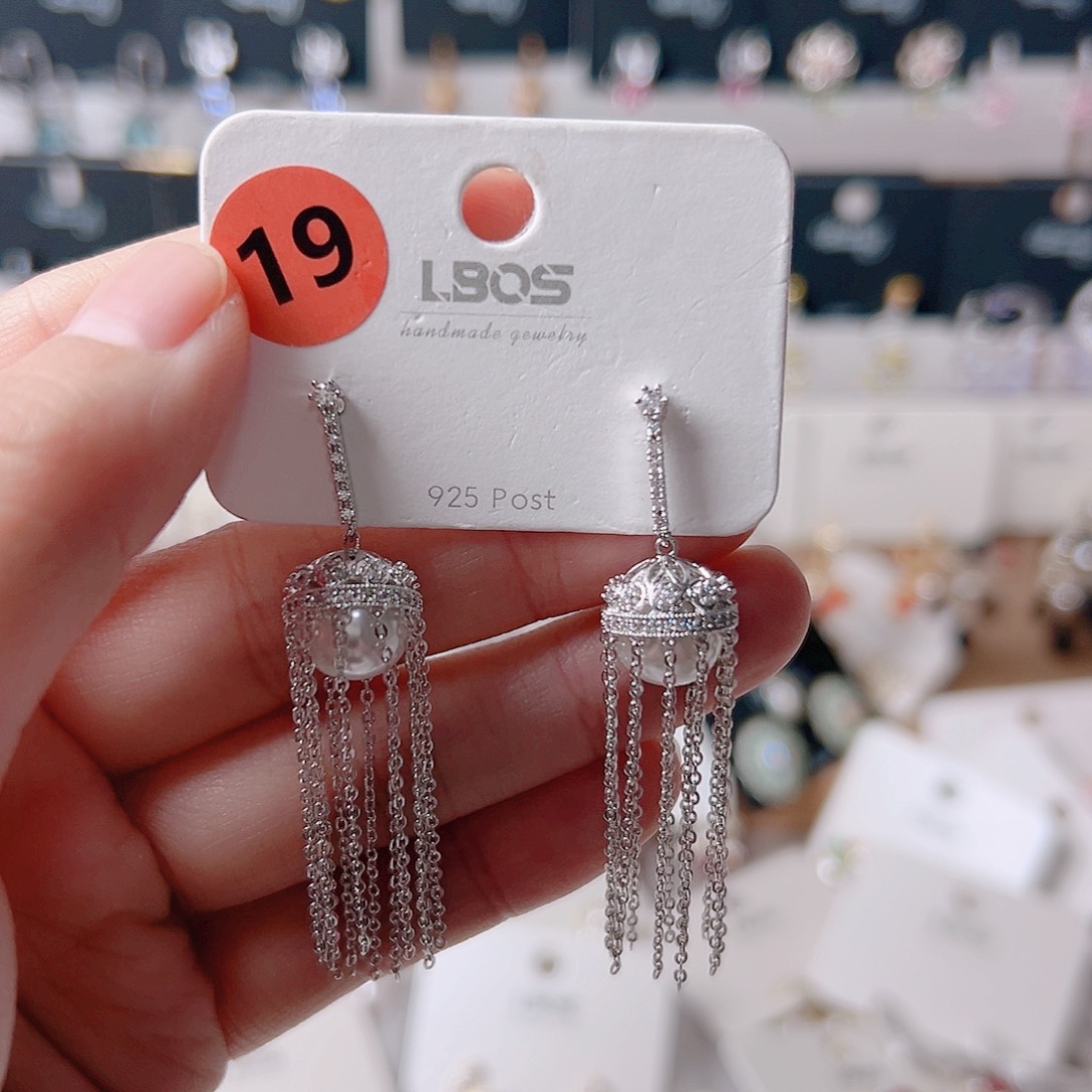 锆石纯铜合金耳环的