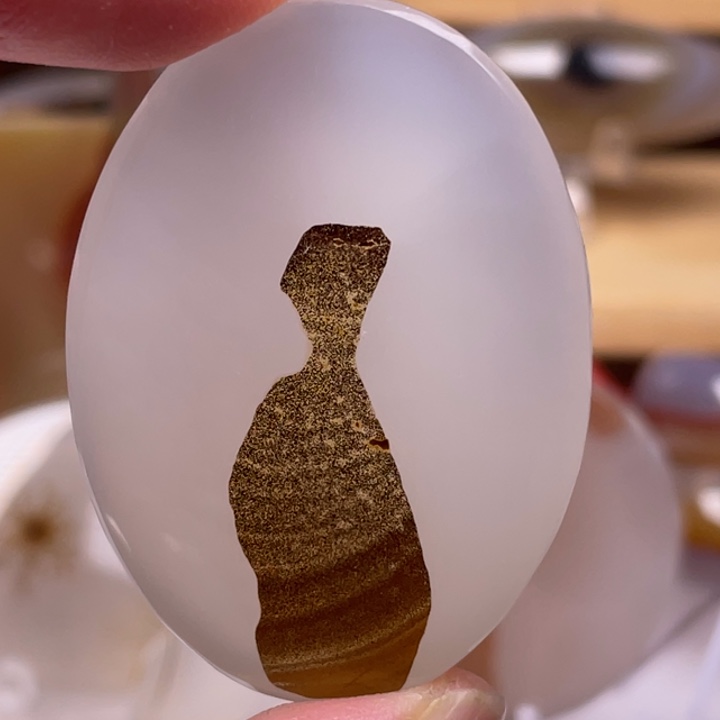 石***歌玛瑙/玉髓未镶嵌吊坠(不含链)