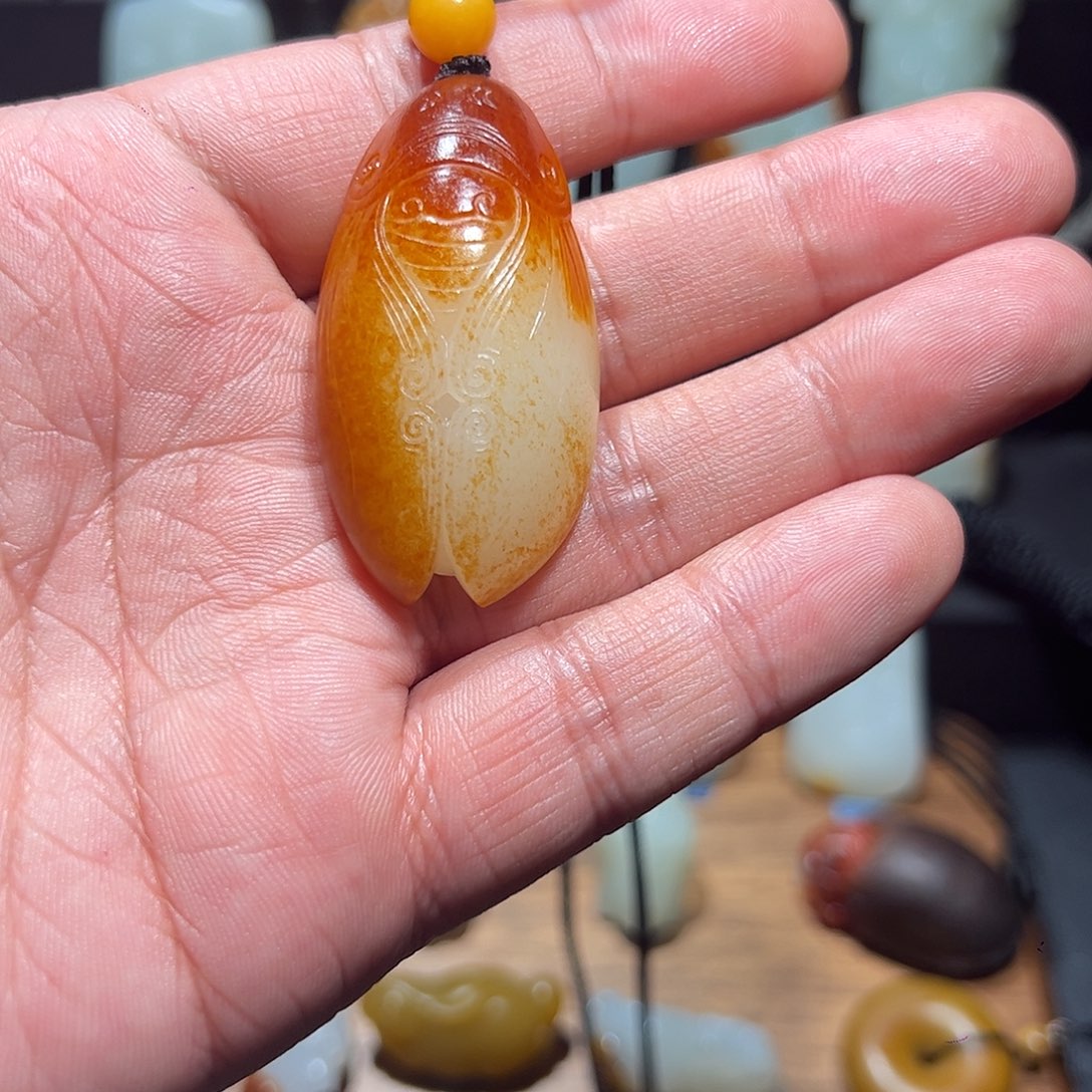 颈饰未镶嵌和田玉金****饰