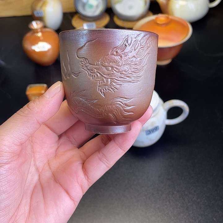 燃薪柴烧茶器主人杯