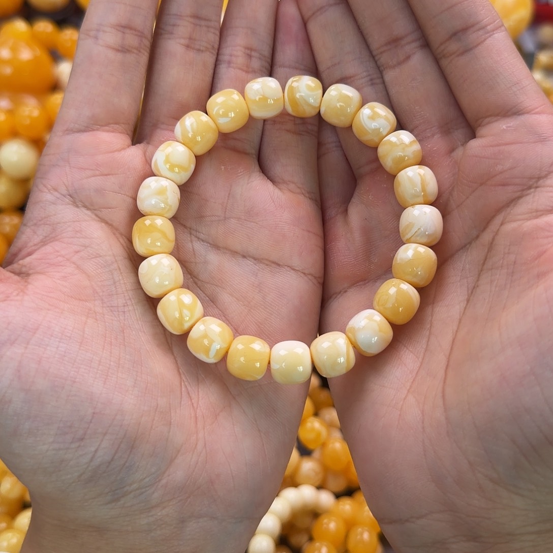 琥珀未镶嵌珠宝奇石11mm同料