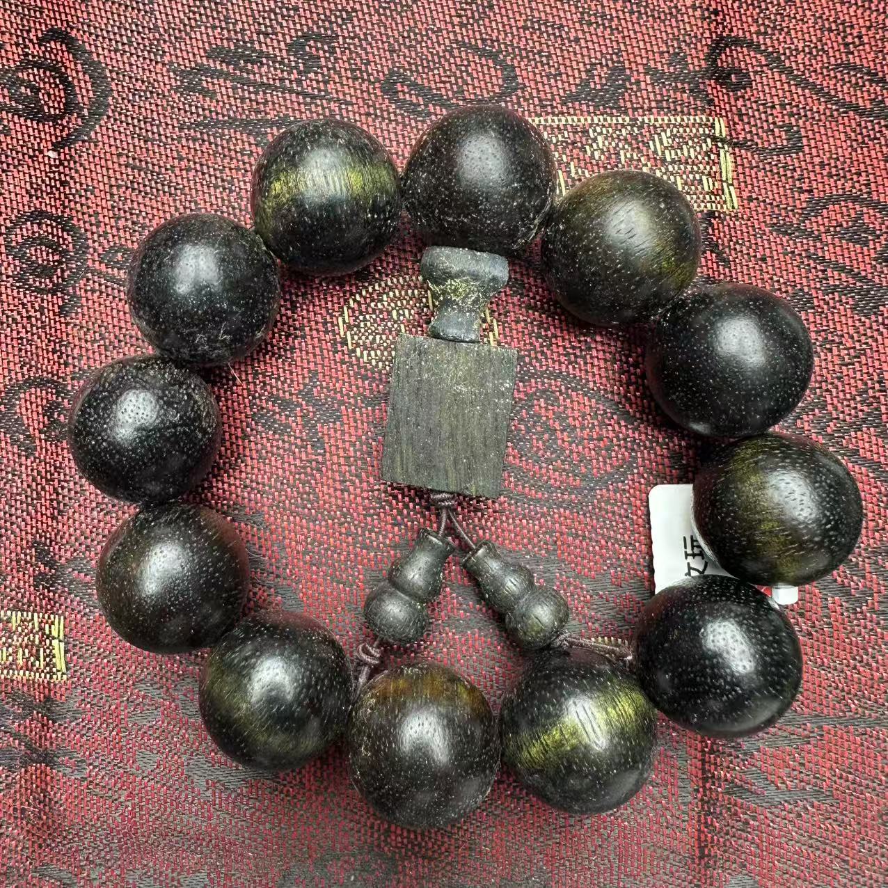 （开总文玩）天然沉香木串336