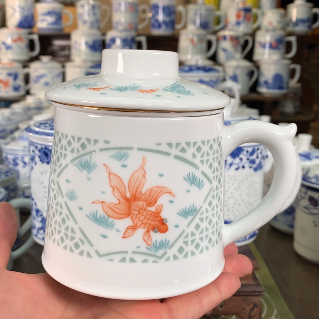 “****班景德镇陶瓷高温办公杯