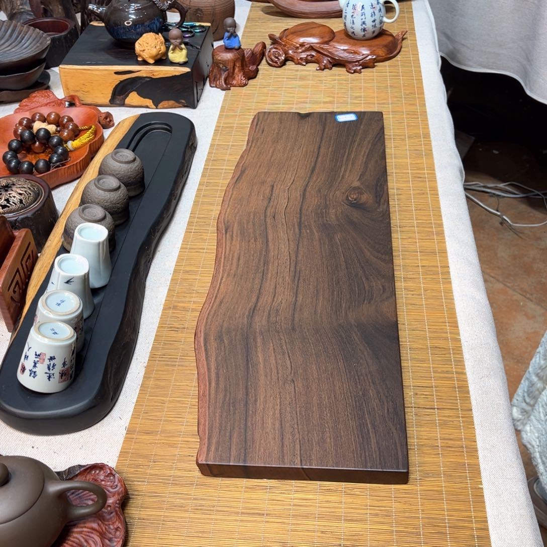 大叶紫檀干泡茶盘