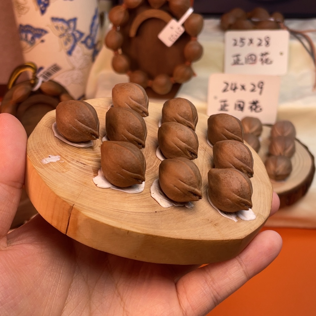 静***空橄榄核手串/手链1723梅林铁核三面佛