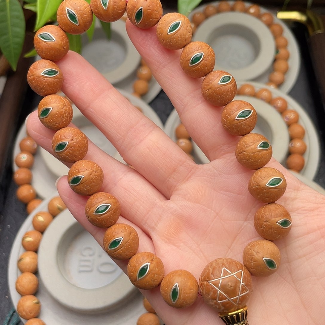 吊坠凤眼菩提紫金