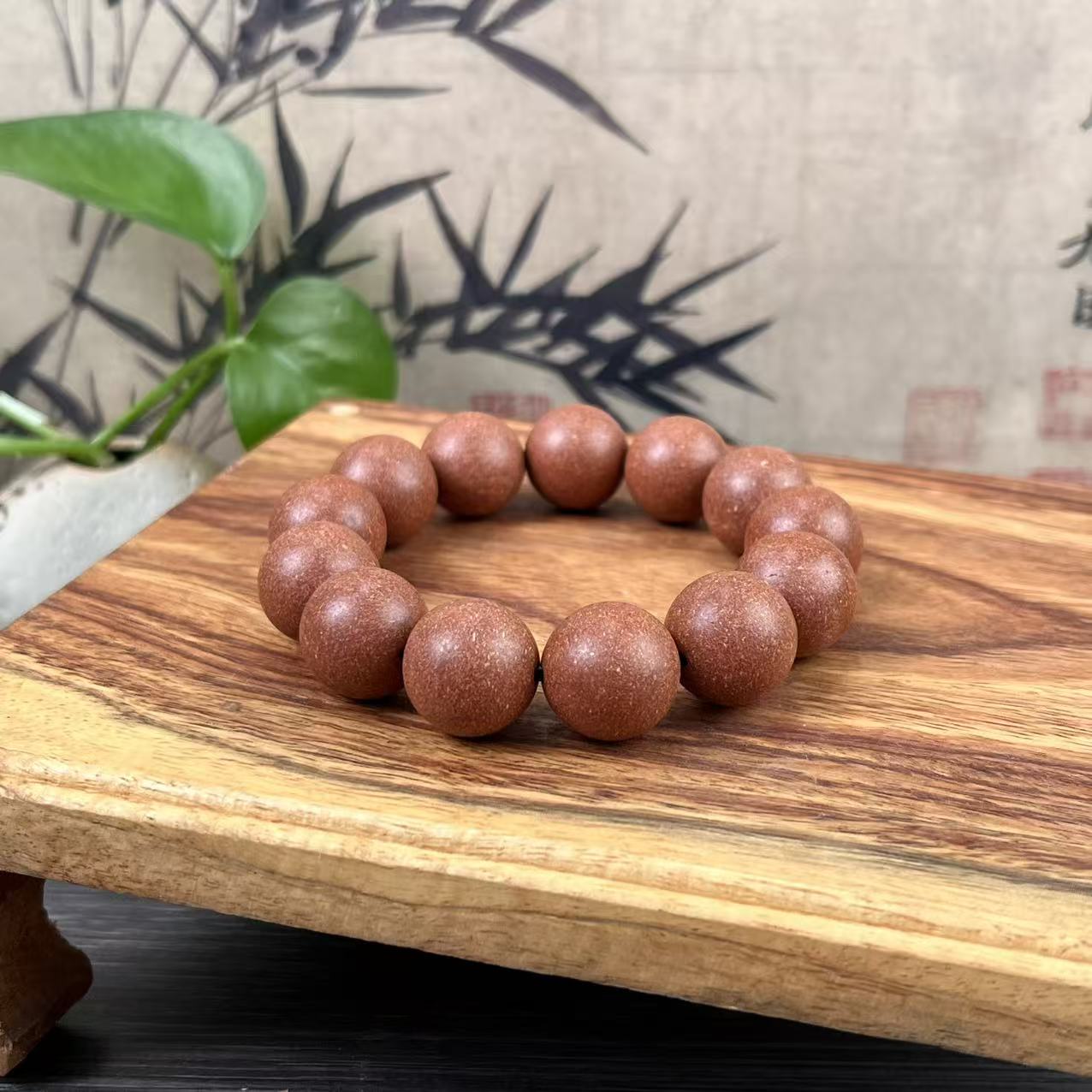 【精品红麝】手工非遗   手串1.6