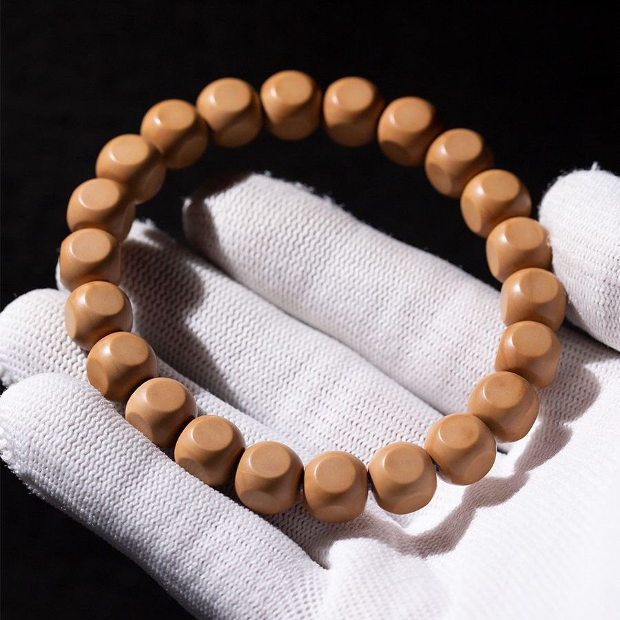 [雅雅]六方微瑕款猴头核桃手串小尺寸单圈雕刻男女同款