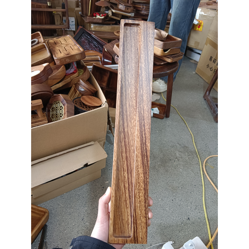 胡桃木单层杯架40* 6.3*2（wg14）