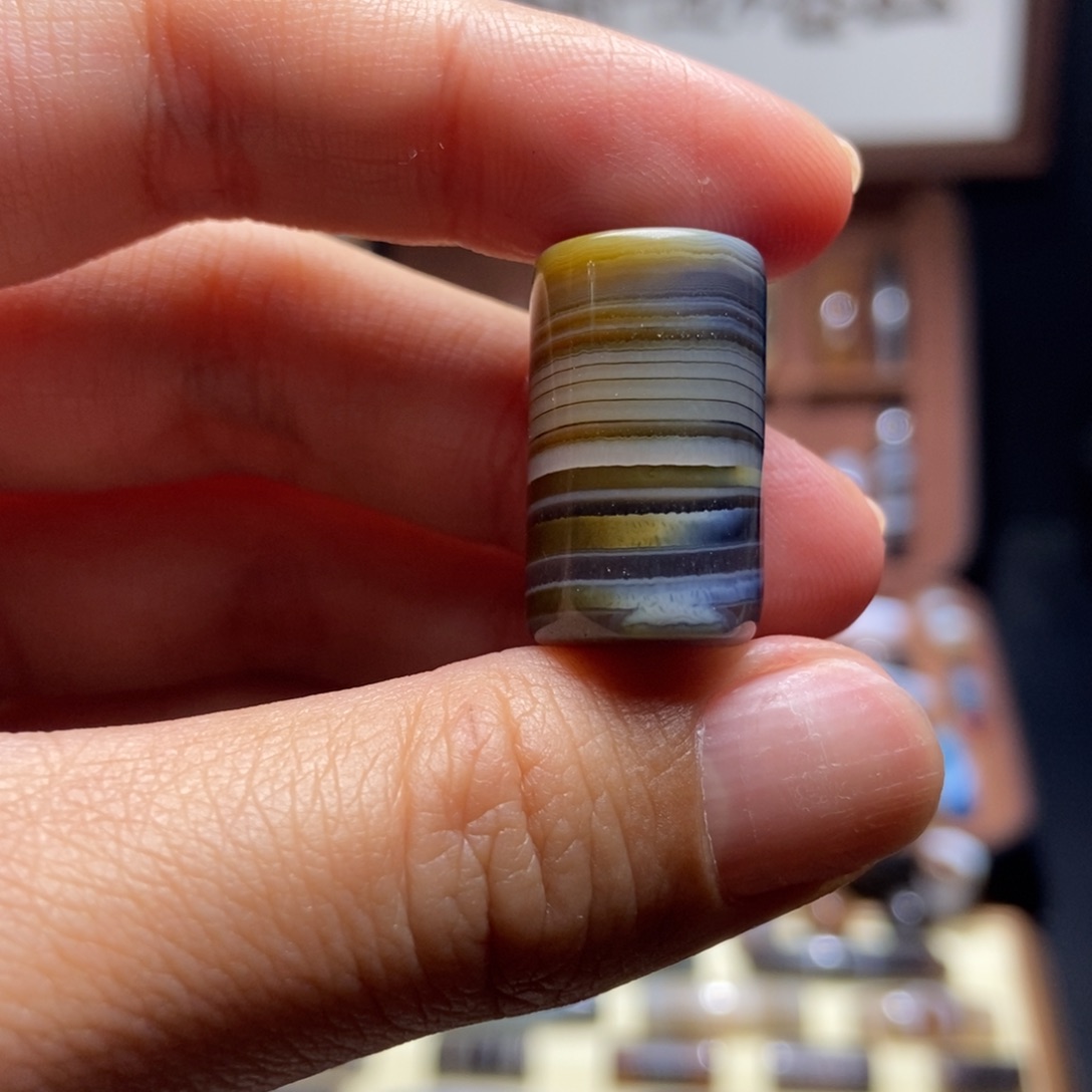 玛瑙/玉髓合金吊坠(赠链)