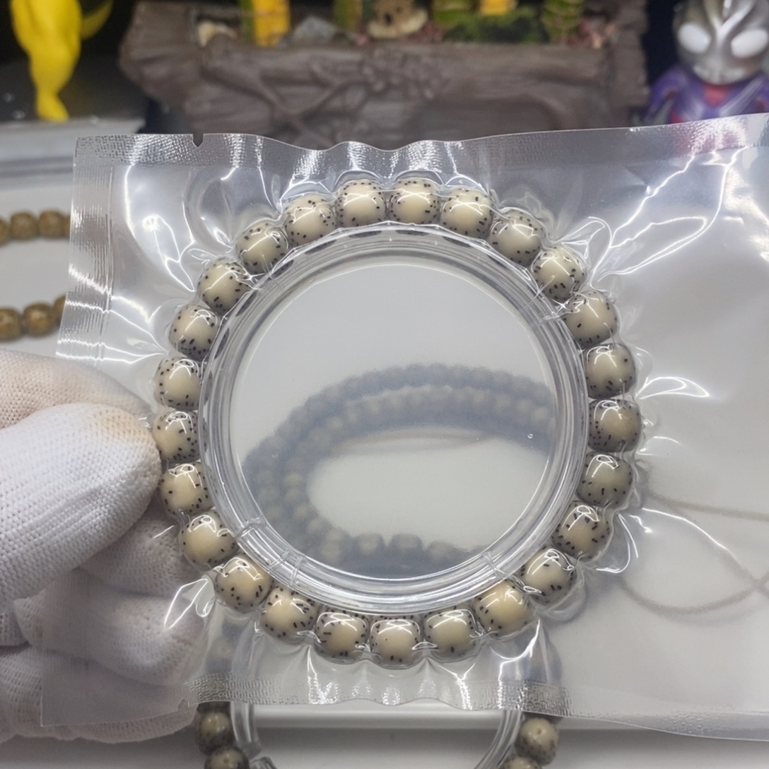 星月菩提手串9x8双留白