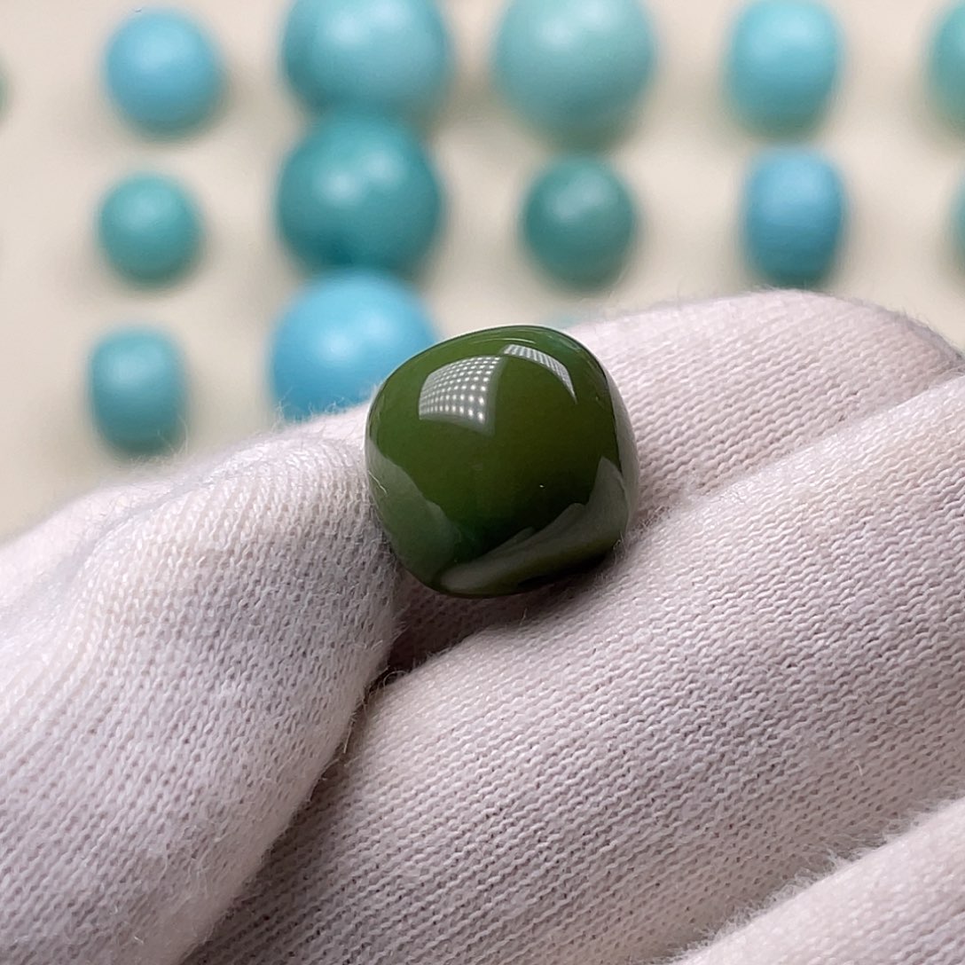 绿松石未镶嵌珠宝半成品