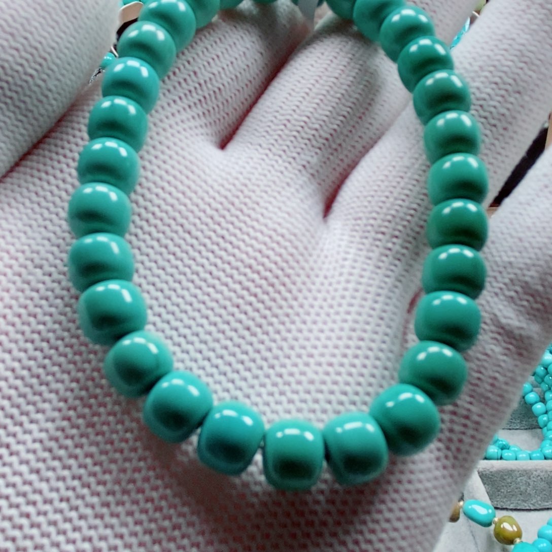 未镶嵌绿松石手链每