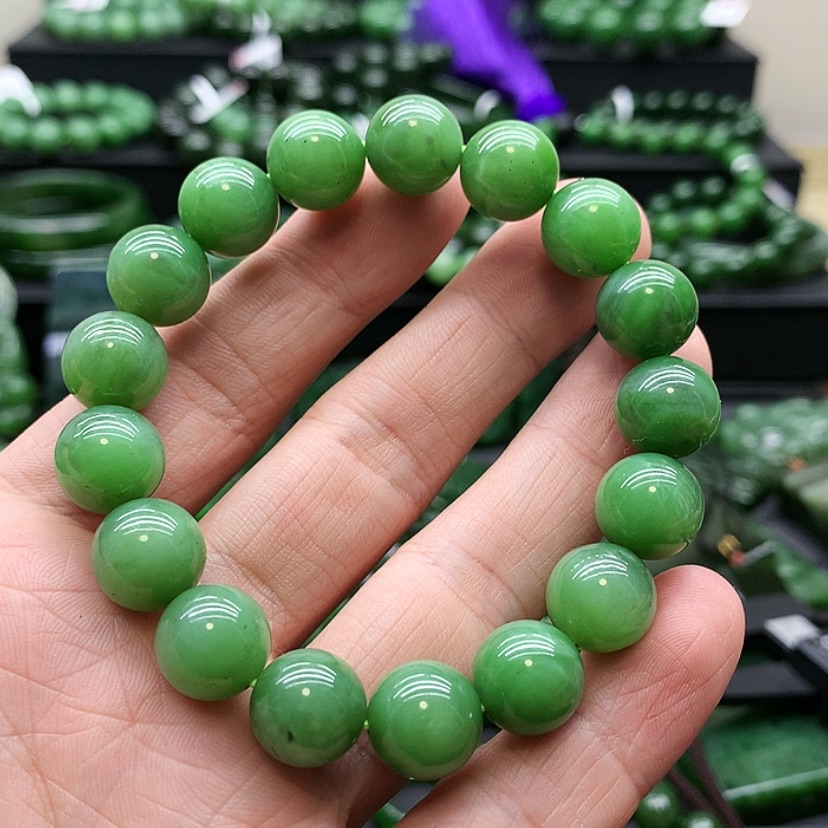 【闪购商品】和田玉（碧玉）手链未镶嵌