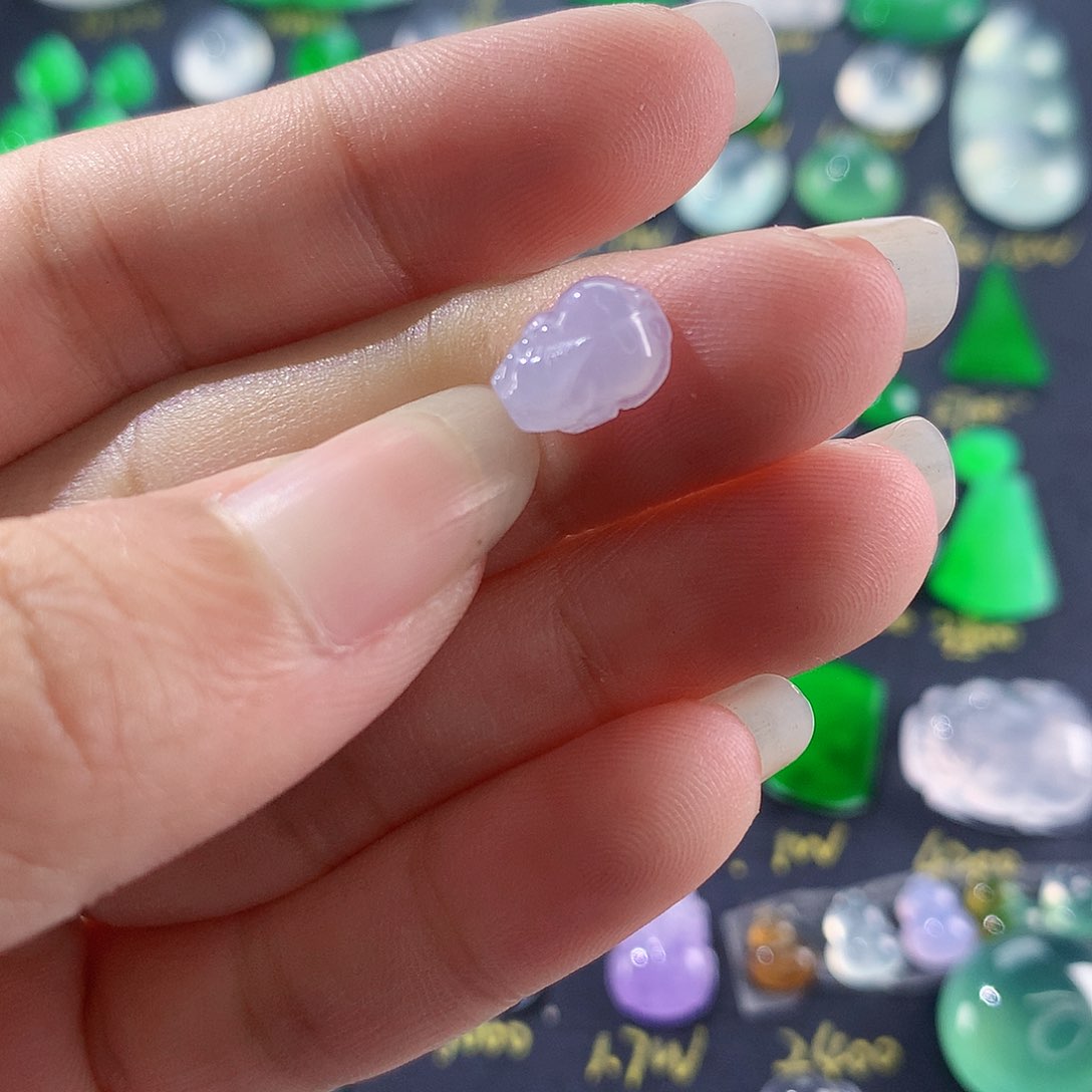 【闪购商品】翡翠颈饰未镶嵌紫貔貅