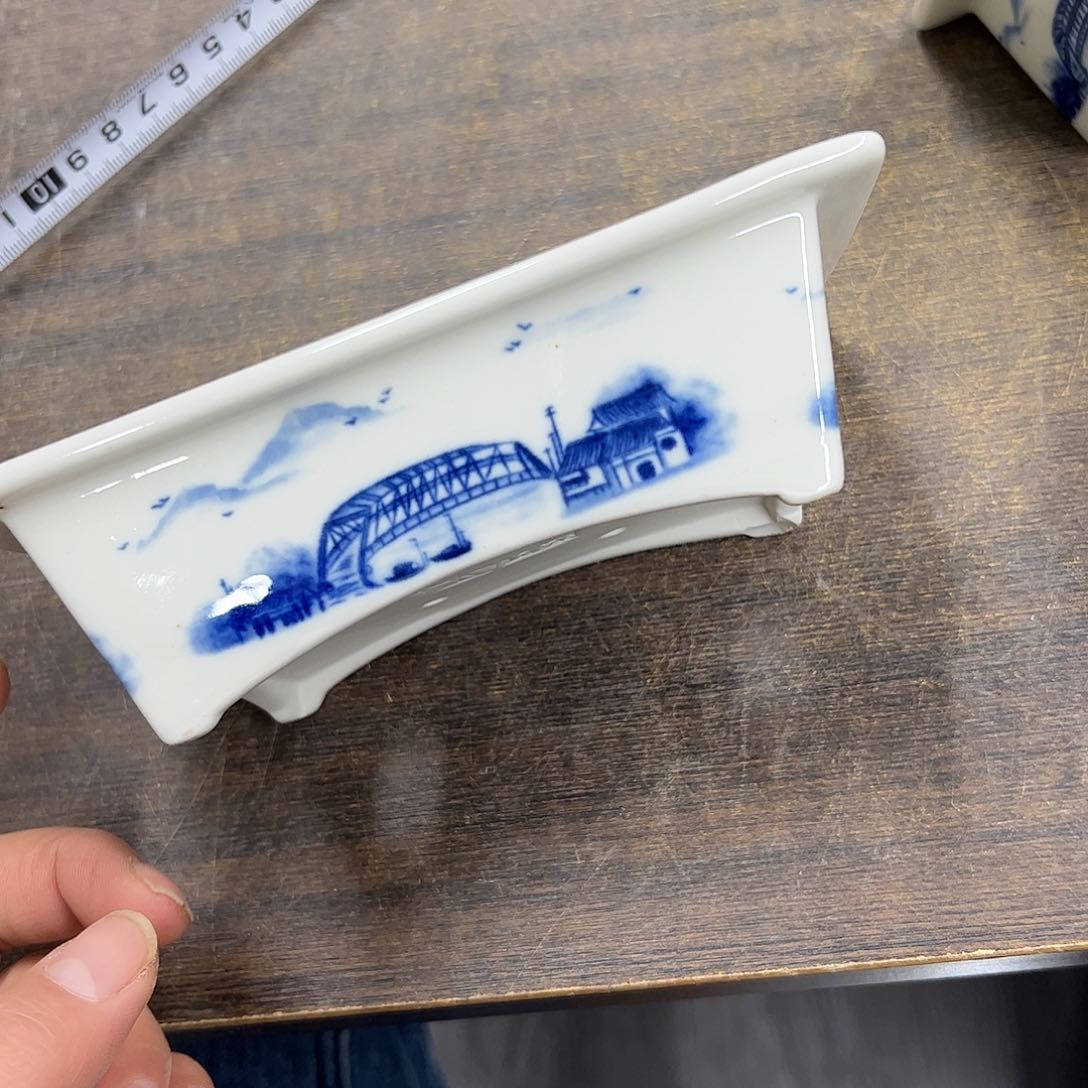 紫砂花盆761号瑕疵15/11/4.5cm脚磕碰介意勿拍