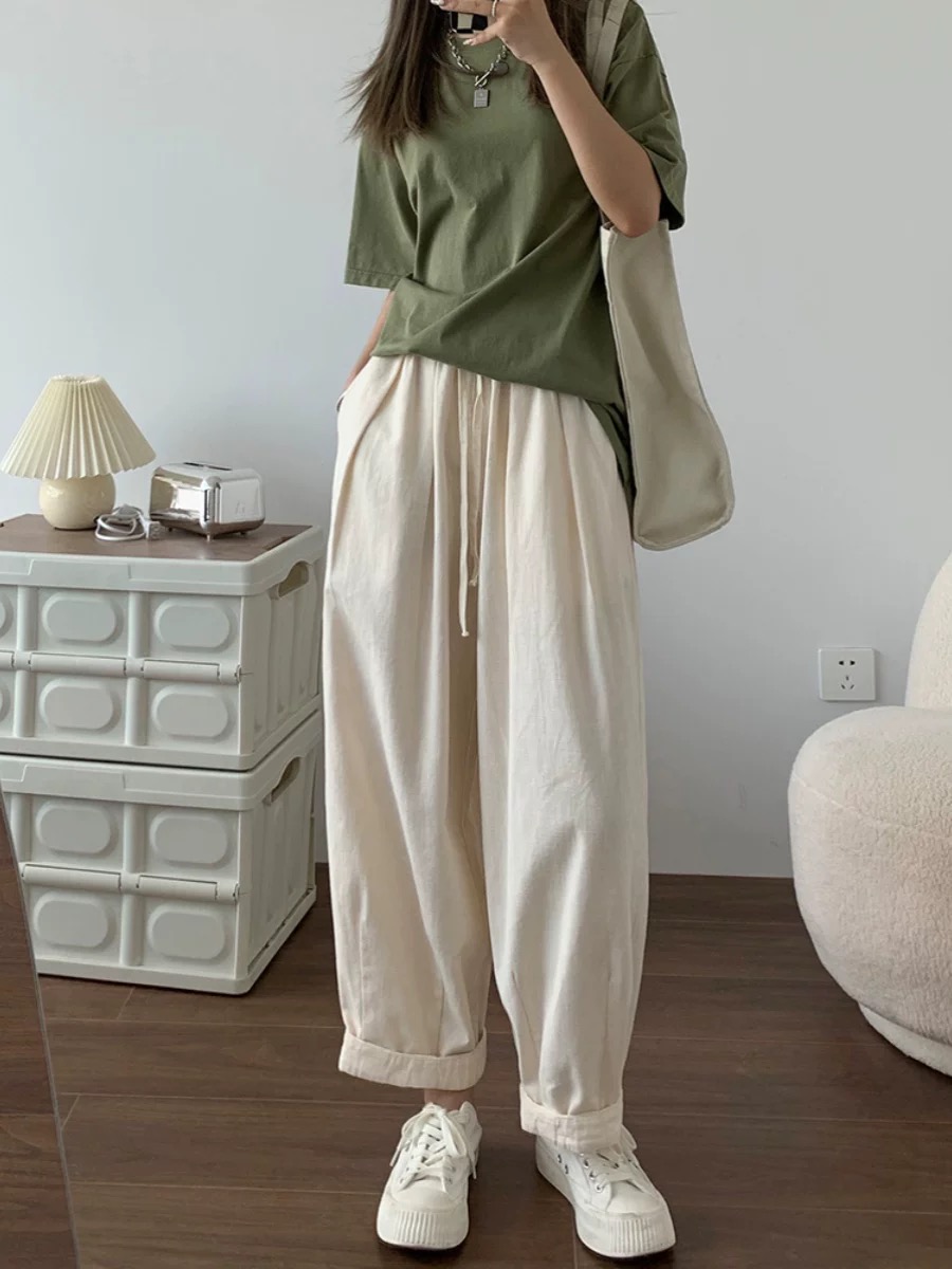 无运险【JIAXUPANG】慵懒风休闲裤