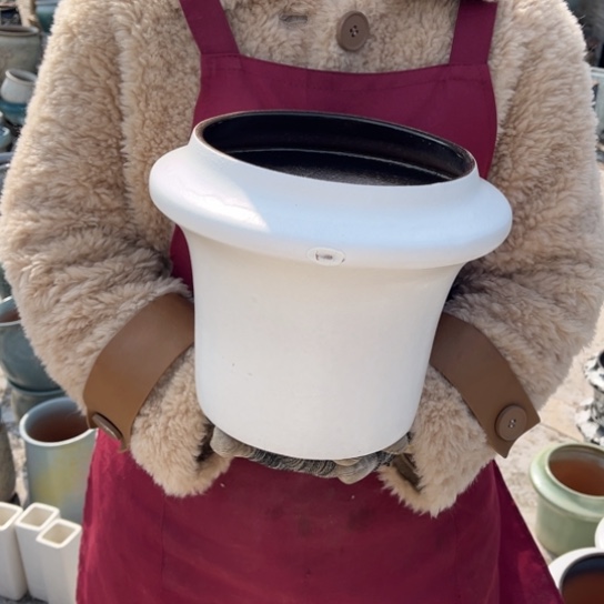 红陶口18高22瑕疵