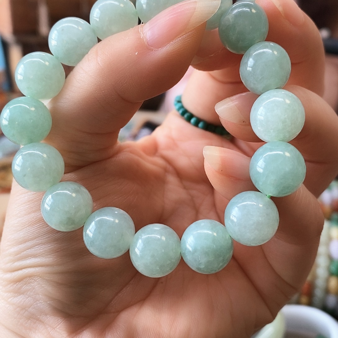 翡翠手链未镶嵌翡翠手串