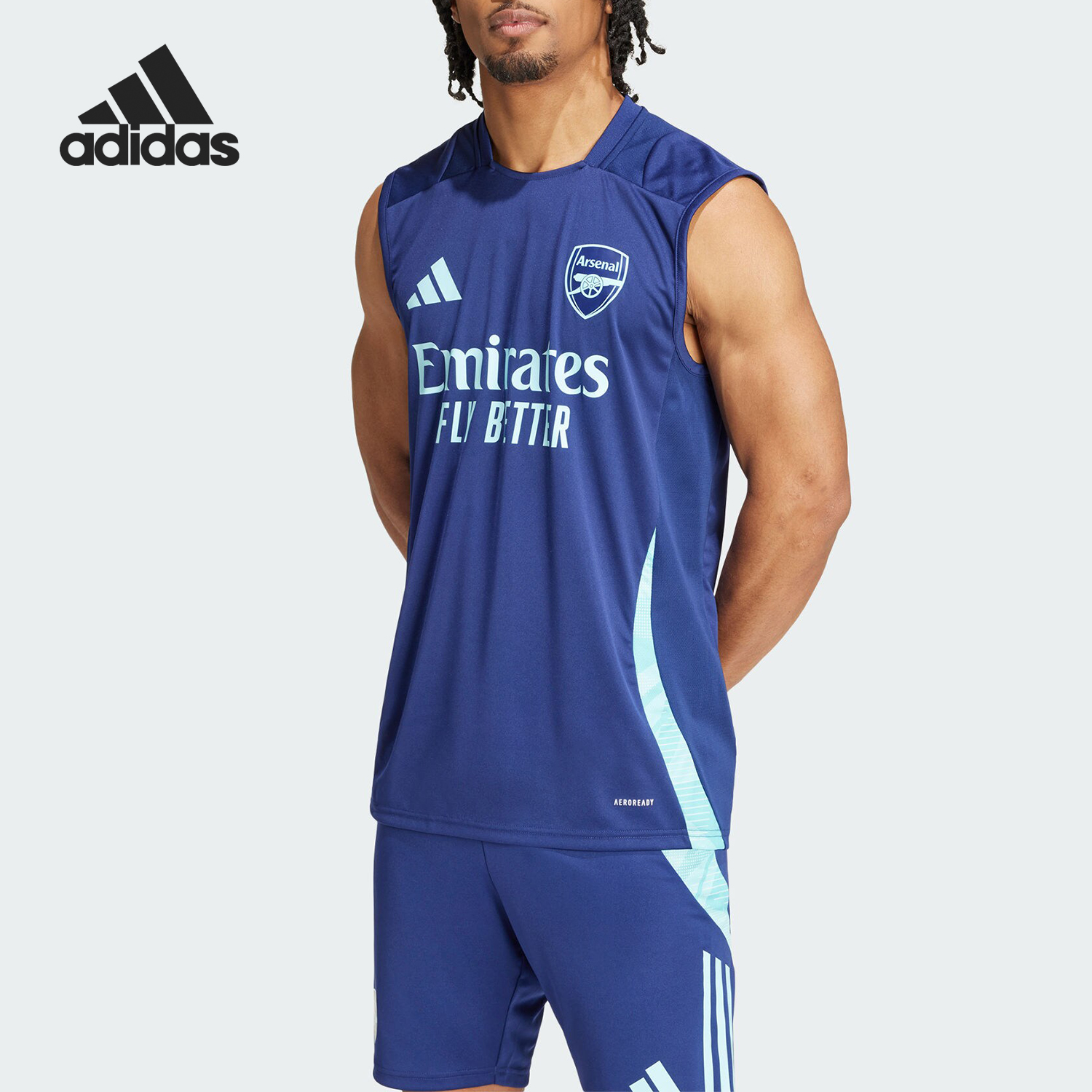 Adidas/阿迪达斯正品AFC SL JSY男士足球运动无袖球衣IT2199