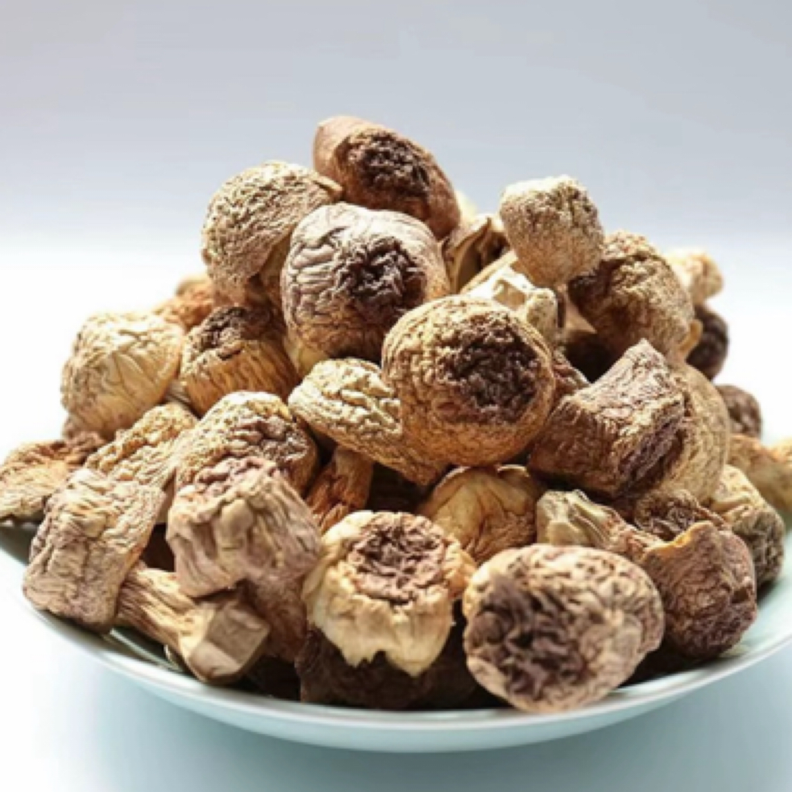 五子甄选现收特产姬松茸巴西菇干货精选原色无硫食用菌菇繁花