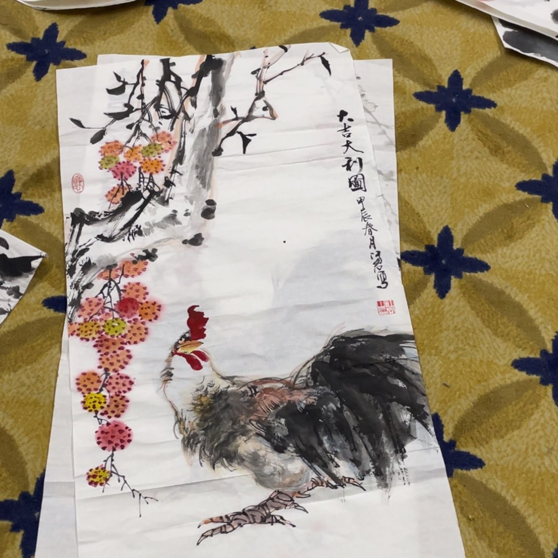 国画杜老师三尺作品111111