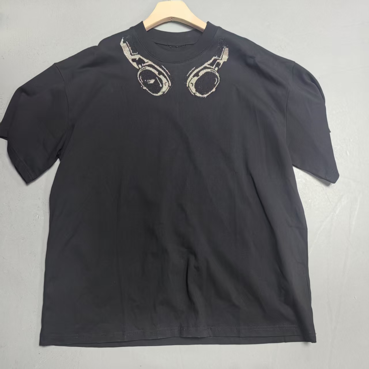 【南油玲姐】黑色男女同款短袖T恤TX227