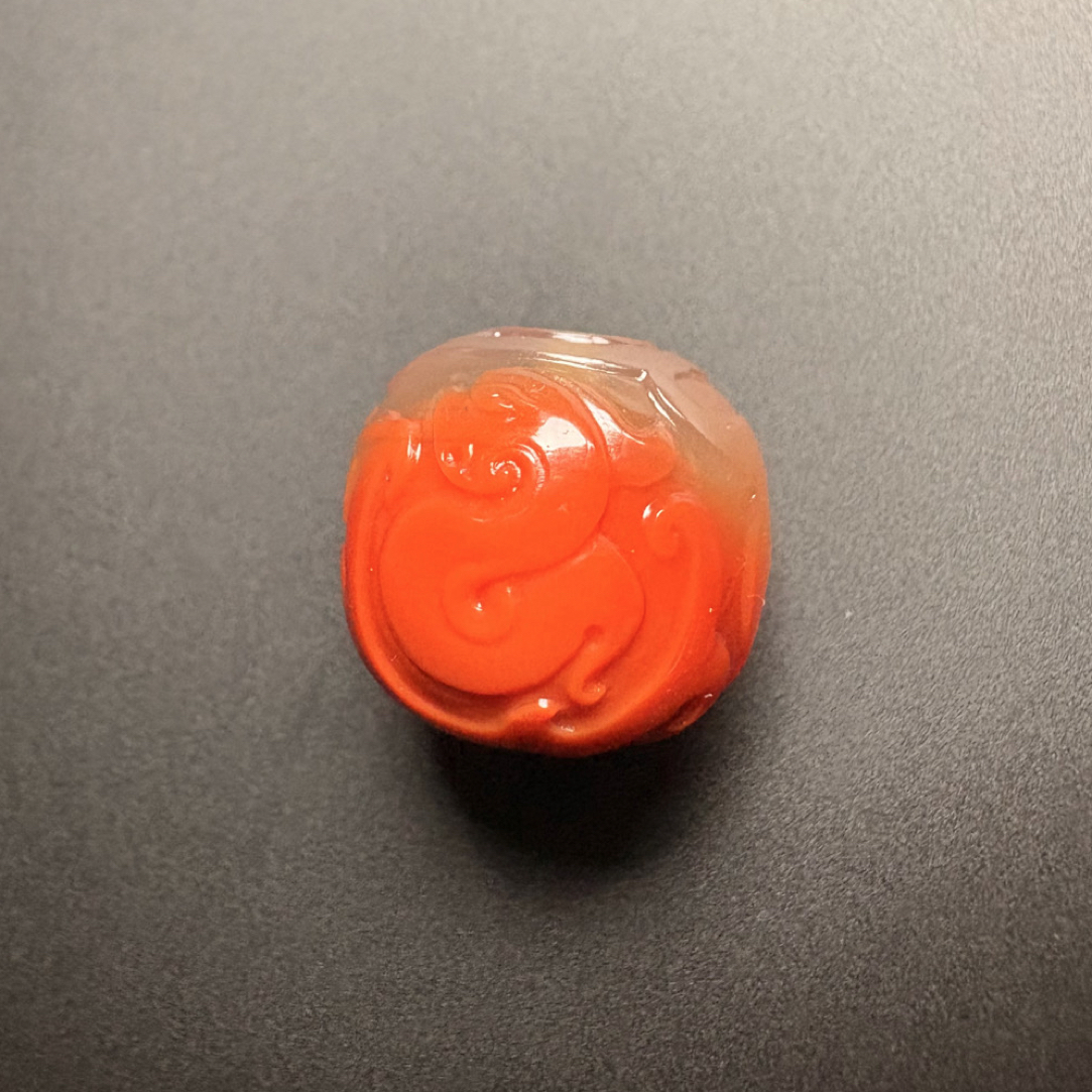 13.9 南红玛瑙冰飘老型珠