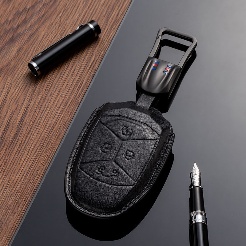 适用LYNK&CO领克钥匙套01 02 03高档手工真皮汽车钥匙包扣保护壳