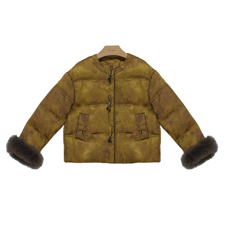 XY9616女士羽绒服小香风